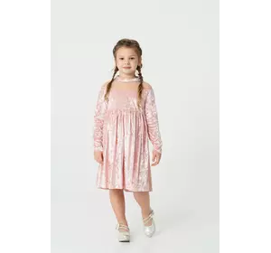 Сукня ошатна з кокеткою пудрова YI.21.30.014 Сукня ошатна з кокеткою пудрова YI.21.30.014