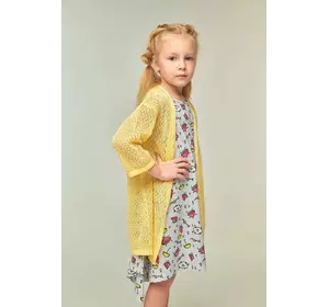 Кофта для дівчинки ніжно-жовтого кольору YA.22.08.002 Кофта для дівчинки ніжно-жовтого кольору YA.22.08.002