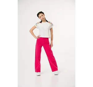 Брюки малинові для дівчат YS.21.23.002 Брюки малинові для дівчат YS.21.23.002