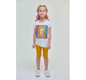 Комплект з велосипедок та футболки Барбі YК.22.42.012 Комплект з велосипедок та футболки Барбі YК.22.42.012