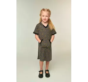 Плаття-худі з фірмовим паттерном "Cheese" YA.22.30.018 Плаття-худі з фірмовим паттерном "Cheese" YA.22.30.018