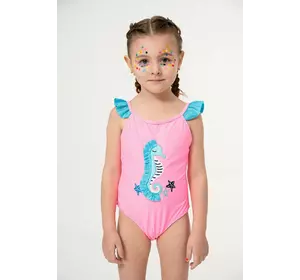 Купальник ніжно-рожевий з морським коником YS.21.20.006 Купальник ніжно-рожевий з морським коником YS.21.20.006