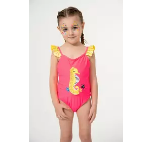 Купальник малиновий з морським коником YS.21.20.005 Купальник малиновий з морським коником YS.21.20.005