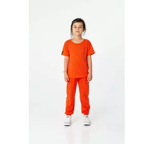 Штани червоний меланж для дівчаток YH.02.24.004 Штани червоний меланж для дівчаток YH.02.24.004