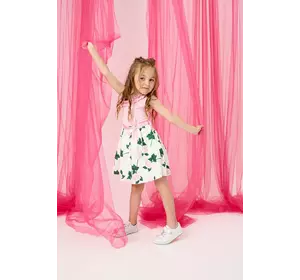 Сарафан із відкритим плечем рожевий + сумочка на ланцюжку YJ.21.30.012 Сарафан із відкритим плечем рожевий + сумочка на ланцюжку YJ.21.30.012