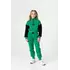 Костюм зелений на флісі з хутряними рукавами та укороченим світшотом YN.22.25.015 Костюм зелений на флісі з хутряними рукавами та укороченим світшотом YN.22.25.015