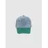 Кепка із козирком сіро-зеленого кольору YA.25 Кепка із козирком сіро-зеленого кольору YA.25
