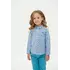 Сорочка для дівчинки, в клітку, бірюзова YU.12.54.001 Сорочка для дівчинки, в клітку, бірюзова YU.12.54.001