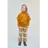 В'язаний светр для дівчинки темно-жовтий  YT.22.09.002